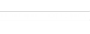 Black banner with white text that reads "BROADWAY PHOTOGRAPHY" framed by horizontal lines.